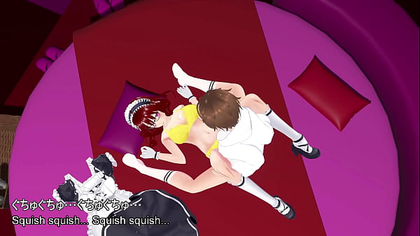 The virgin's first time with a prim and proper glasses wearing maid ~ slowly squeezing every drop of samen from your uncircumcised cock with stikcy pussy stroking 