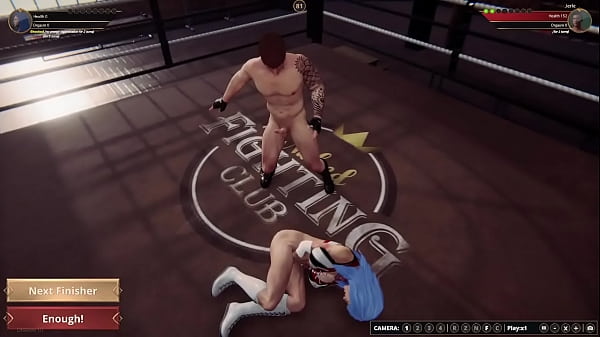 Ariana vs jerle nf3d mixed mma combat ring battle