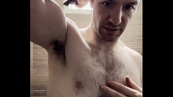 Nonton I Trim My Sweaty, Hairy Armpits, Chest And Arms After The Gym To Prepare For A Photoshoot Next Week. Behind The Scenes. thumbnail