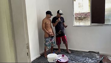 BROTHERAGEM ROLOU SOLTO NA OBRA COM UM TWINK.
