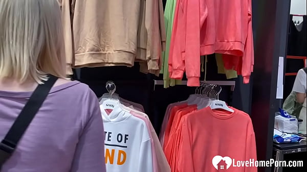 Blondie with glasses sucks my cock good 