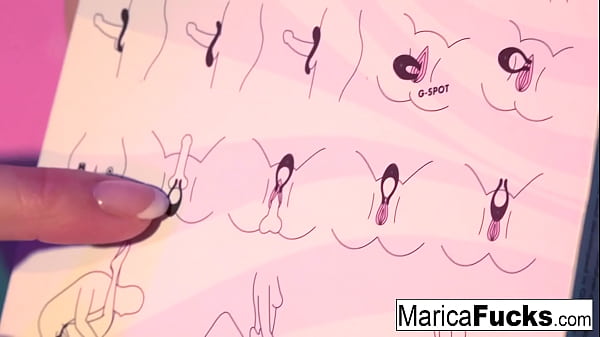 Marica gets a gift_box of_sex toys_to use