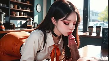 My Boyfriend Is Such A Pervert That He Wanted To Fuck In A Coffee Shop In Broad Daylight [ai] thumbnail