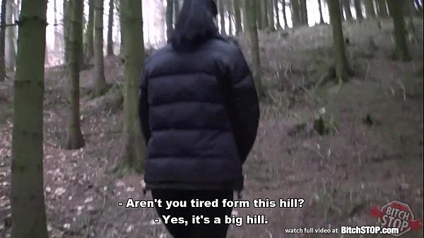 Play MP4 - Bitch STOP - Busty brunette rides cock with her shaved pussy