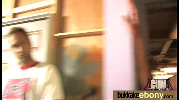 Hot ebony chickin interracial_gangbang11