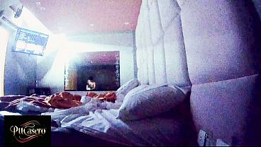 Hidden 12 minutos "espiando" en el hotel ducha vestirse