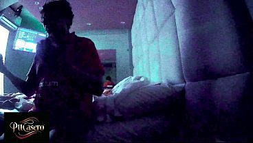 Hidden 12 minutos "espiando" en el hotel ducha vestirse