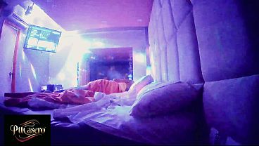 Hidden 12 minutos "espiando" en el hotel ducha vestirse