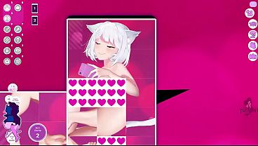 Neko Waifu Two Part 3 Hot White Hair Catgirl thumbnail