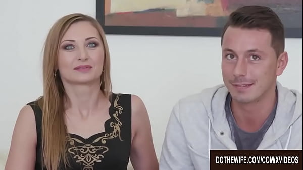 Play MP4 - Cuck Watches Blonde Luca Bella Riding a Big Dick and Taking It Deep