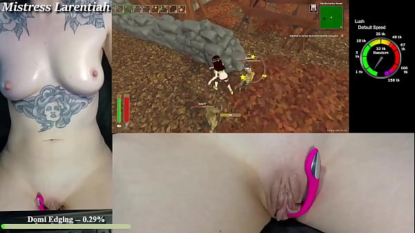 Playing some more tropical monster girls by sweetcakesnsfw on stream with cum dripping out of my wet pussy