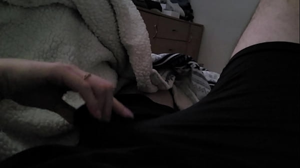 huge cumshot all over teens hand after_slow handjob andtease