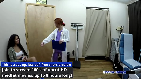 Dr tampa angel santana's 1st gyno exam 