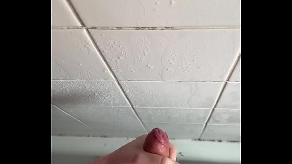 Masturbating In my shower with cumshot 