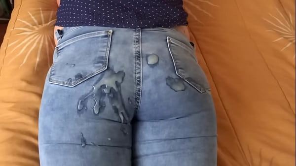 You can tput your cock in me butcum in_my ass with my jeans on_stepmother moans