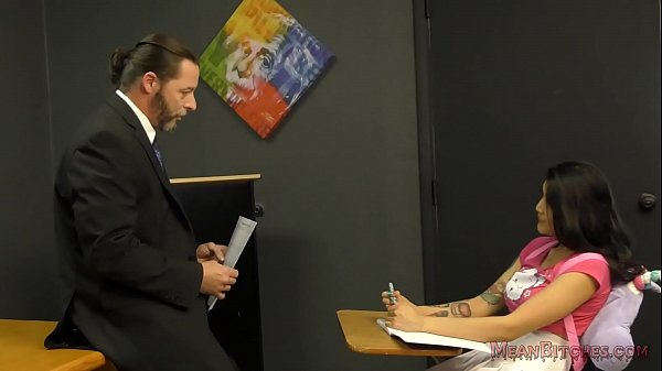 Play MP4 - Brat Brenna Makes Her Teacher Kiss Her Ass - Femdom