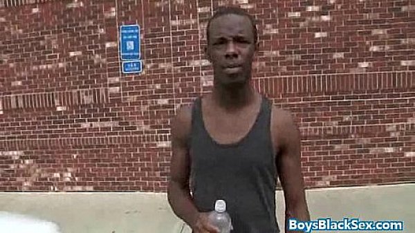 Black Muscled Dude Fucks Gay Skinny White Boy Bareback Style 18 thumbnail