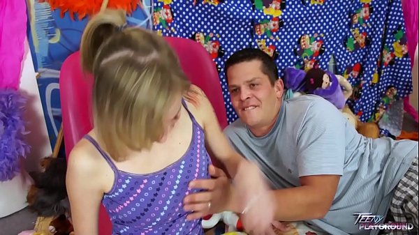 Play MP4 - Teenyplayground teen babysitter Angel Piaff try sex with older man