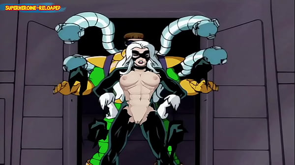 Spiderman and black catunmasked