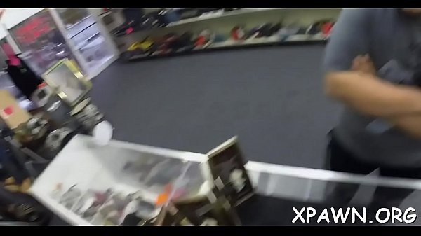 A_wicked beauty takes up and offerof cashto havesex in_shop