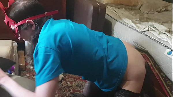 Sasha Earth fuck ass with sex toy riding dildo 