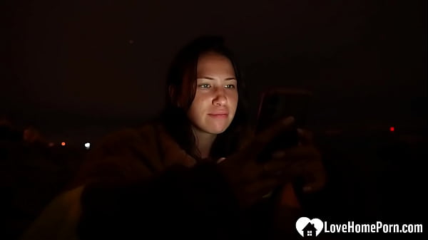 Sucking a big dick in public