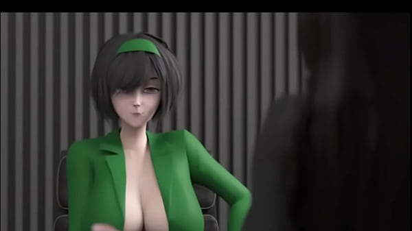 Play MP4 - 3d model stepmom enjoy in office