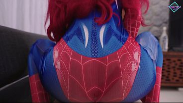 Web of Pleasure: Spider Girl Dominates With Cum-Soaked Feet