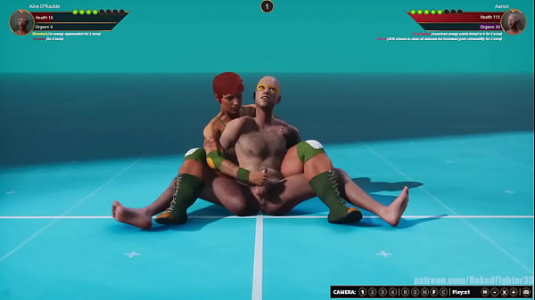 Aine O Rackie VS_Aaron Naked Fighter 3D