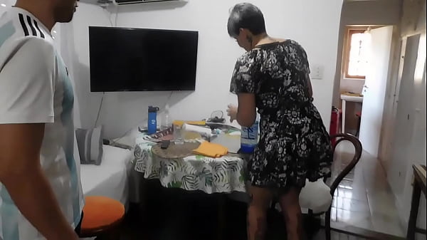 The Neighbor Calls Me And Makes Me Fuck Her Ass All Afternoon thumbnail