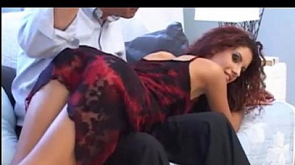 redhead gets her ass spanked red 
