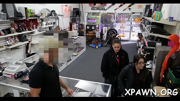 Reality sex in the shop 