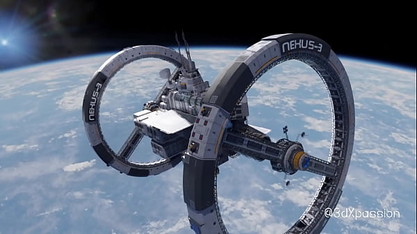 Nexus 3 vr orbit echo hot sexy brunette on the spaceship 