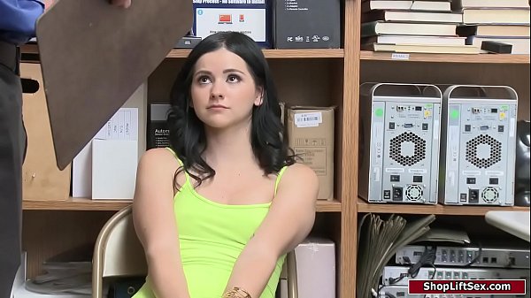 Sexy lady gets fucked after getting caught stealing 