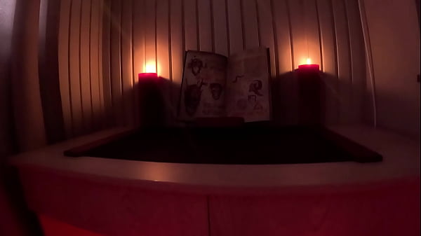 Unholy nun crazywifeslut found the necronomicon book and summoned the anal demon 