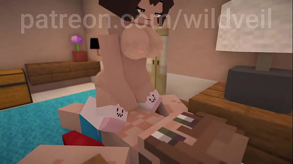 Minecraft cute couple rough sex 