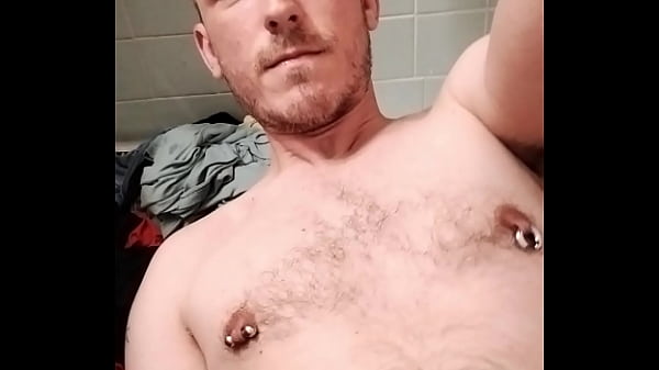 Pierced and Tatted Straight Guy Showing Off 