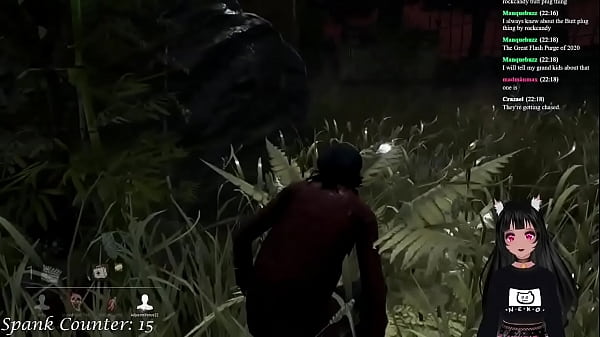 VTuber_LewdNeko_Plays DBD and Gets Spanked Part_1