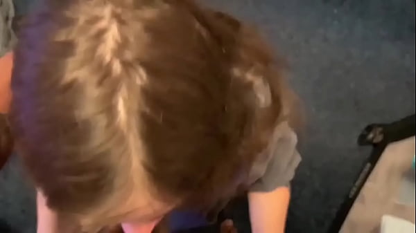 Lesbian bestfriend comes to my_room again to give_me sloppy suck off time (Commentary)