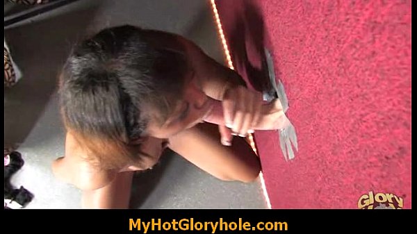 MyHotGloryhole com GloryholeInitiations Amazing cock sucking for cum 4