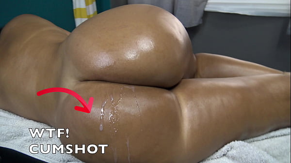Husband Watch Masseur Massage His Wife | Masseur Jerking And Cumming On Her Fat Ass | ` thumbnail