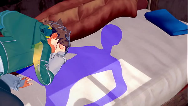 KonoSuba Yaoi - Kazuma blowjob with cum in his mouth - JapaneseAsian Manga anime game porn_gay