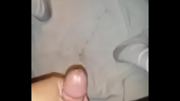 Shooting cum for a friend after edging