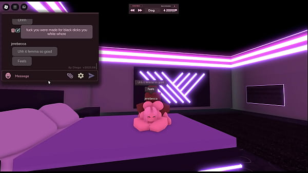 blonde_girl cheated on_bf with_a black_dick in_roblox