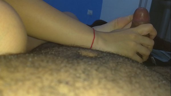 Olha só oque aconteceu olha oque ela feliz_com o_pé