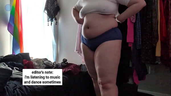 Nonton Trying On Random Clothes And Teasing The Camera Both With And Without Wearing My Packer thumbnail