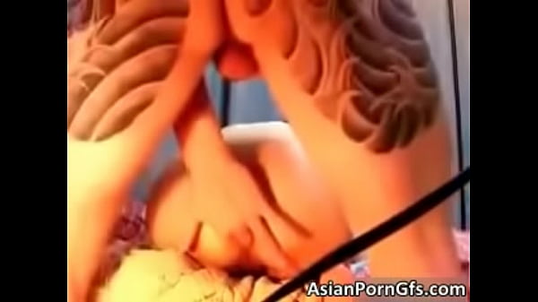 Nasty asian babe gets pounded hard 