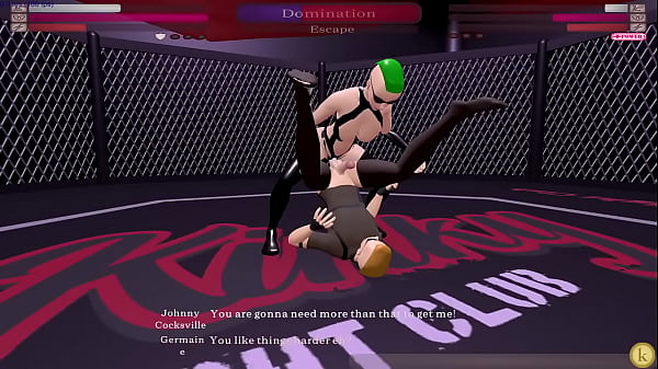 Johnny vs germaine kinky fight club sexfight pegging
