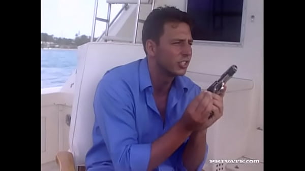 Dina pearl and maria bellucci taken on a boat for blowjobs and a dp