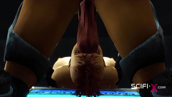 Oh baby! Hot sexy busty girl likes it rough in the sci-fi lab 